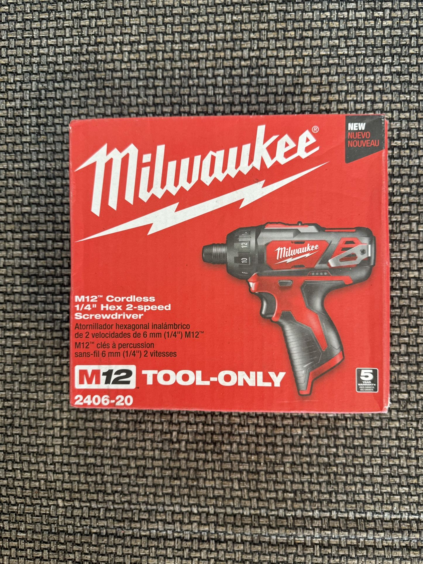 Milwaukee M12 - 2 Speed Screwdriver