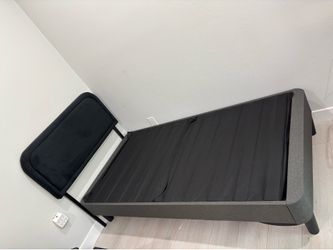 Headboard and Nectar bed frame with free air mattress