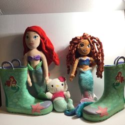 Aerials Mermaid RainBoots Size 3 … And 3 Mermaids