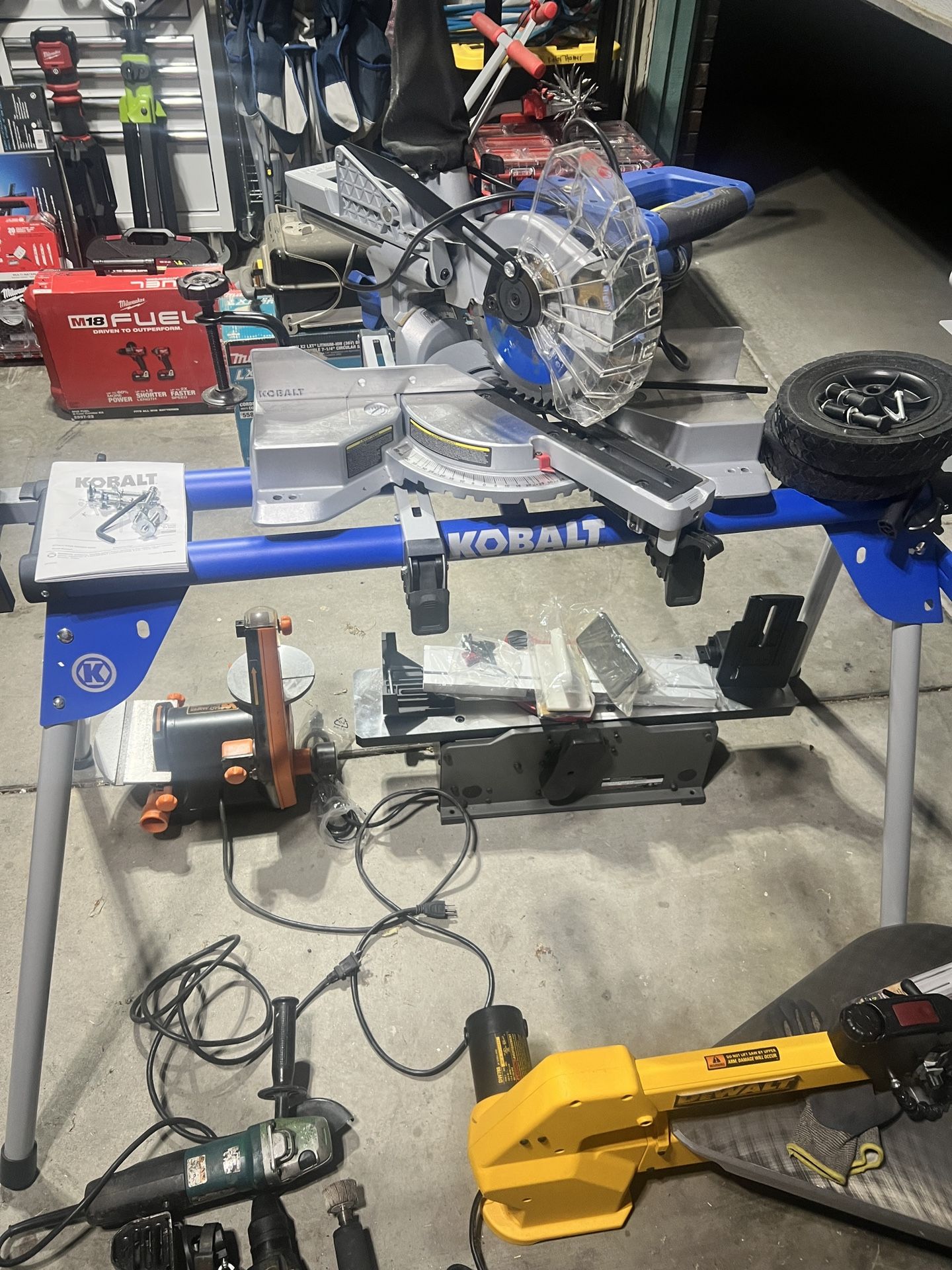 Kobalt 71/4” Miter Saw With Stand