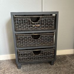 3 Tier Wicker Drawer Organizer
