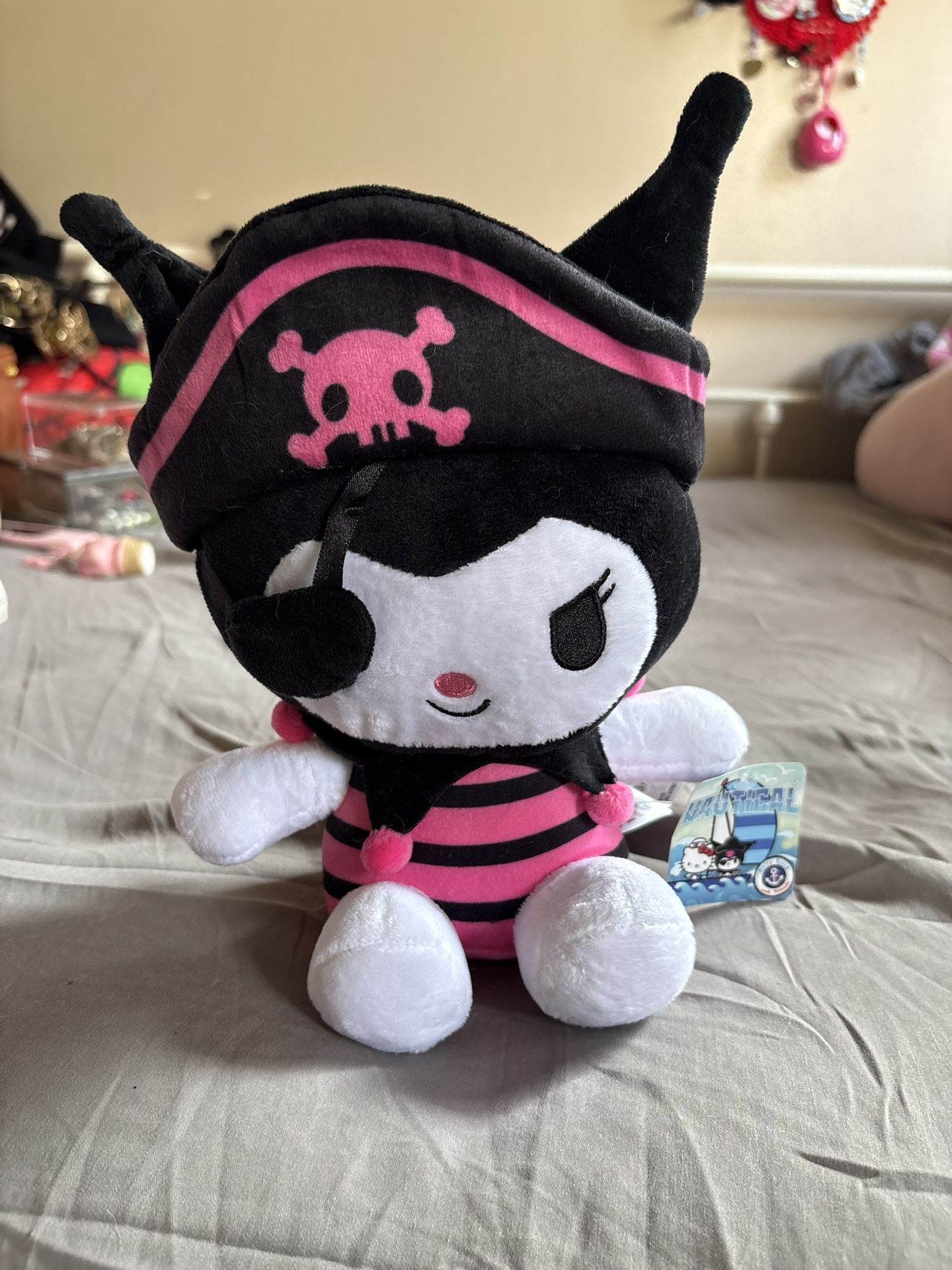 Kuromi Pirate Plush