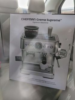 Chefman Coffeemaker crema supreme espresso machine