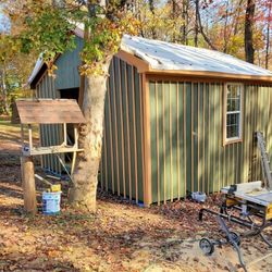 Shed. Amish Style ,16×20.$6500. Sawmill Lumber. 