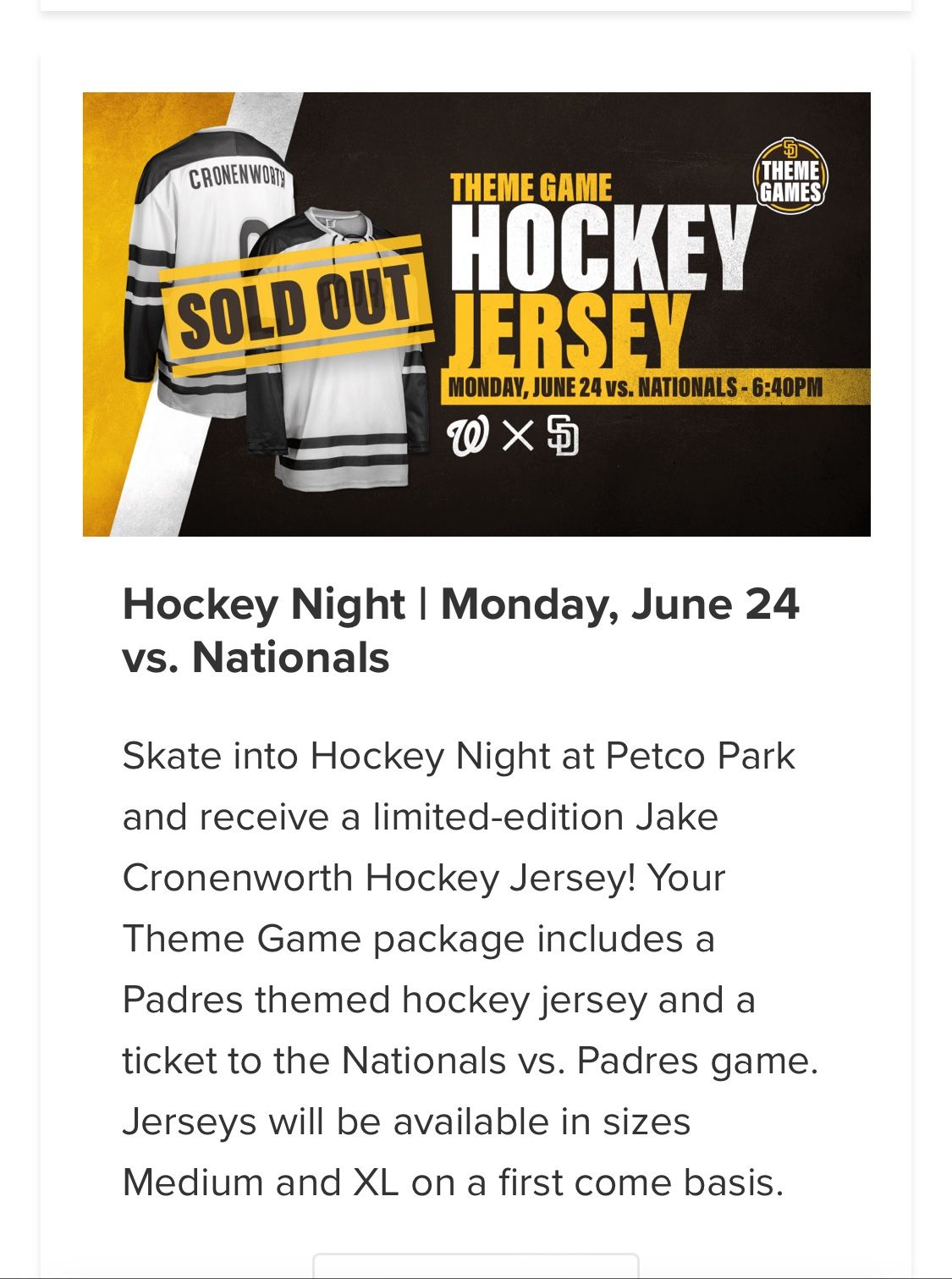 Padres Theme Game Jersey