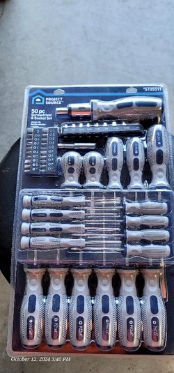 PROJECT SOURCE 50 PIECE SCREWDRIVER SET