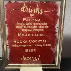 Acrylic Signs Personalized