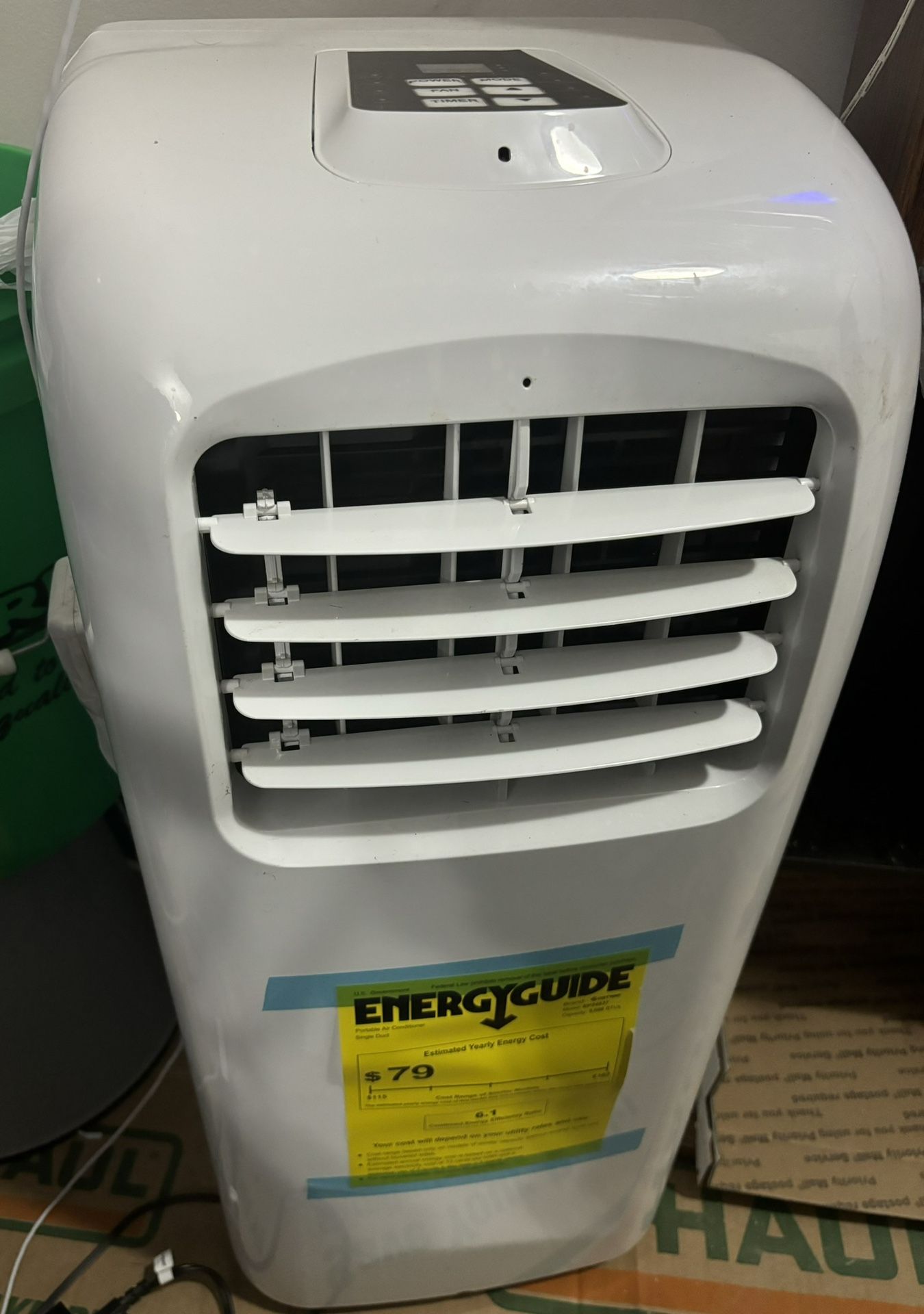 PORTABLE A/C 5000 BTU W/REMOTE CONTROL