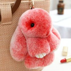 Bunny Lulu Key Chain For Your Keys Cute Furry 