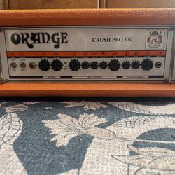 🔊 Orange Crush Pro 120 – 120W Solid-State Amp Head – Loud, Reliable, Orange Tone – $400 OBO