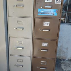 4 Archiveros De Metal Fuerte 