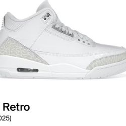 Air Jordan 3 Pure Money Size 10 & 13