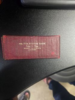 No. 77A Radius Gage Set