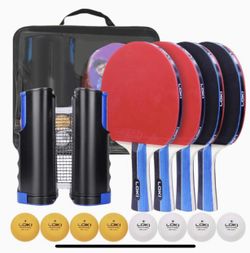 Table Tennis Paddle Set