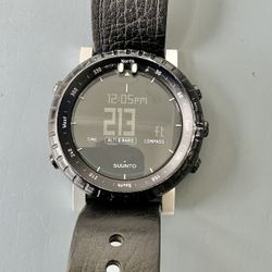 Suunto Core  Black Outdoor Watch 49 mm Altimeter Barometer Compass NEW Battery 