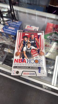 2025–26 Topps NBA Hoops Basketball Hobby Box — $350  Brand-new and factory sealed!  ✍️ Look for 1 autograph in every box 🏀 Chase rookies Dylan Harper
