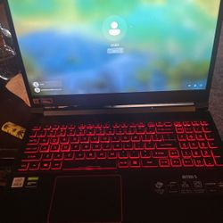 Black And Red Acer Nitro 5 Gaming Laptop