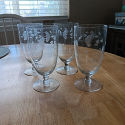 Princess House Ice Tea Goblets (4)