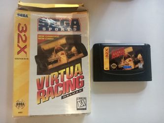 Sega game with box