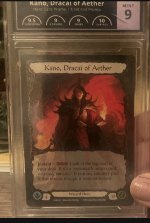 Flesh And Blood. Kano,Dracai Of Aether [Cold Foil Promo]