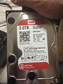WD Red 3TB NAS Hard Drive WD30EFRX