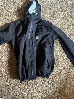 Carhartt Black Hooded Zip-Up Jacket
