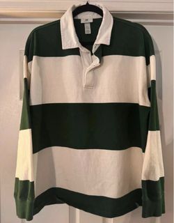 H&M Green Rugby Shirt