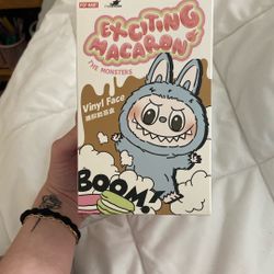 Authentic Labubu Exciting Macaron- Lychee Berry