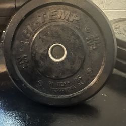 Bumper Plates And Barbell OBO