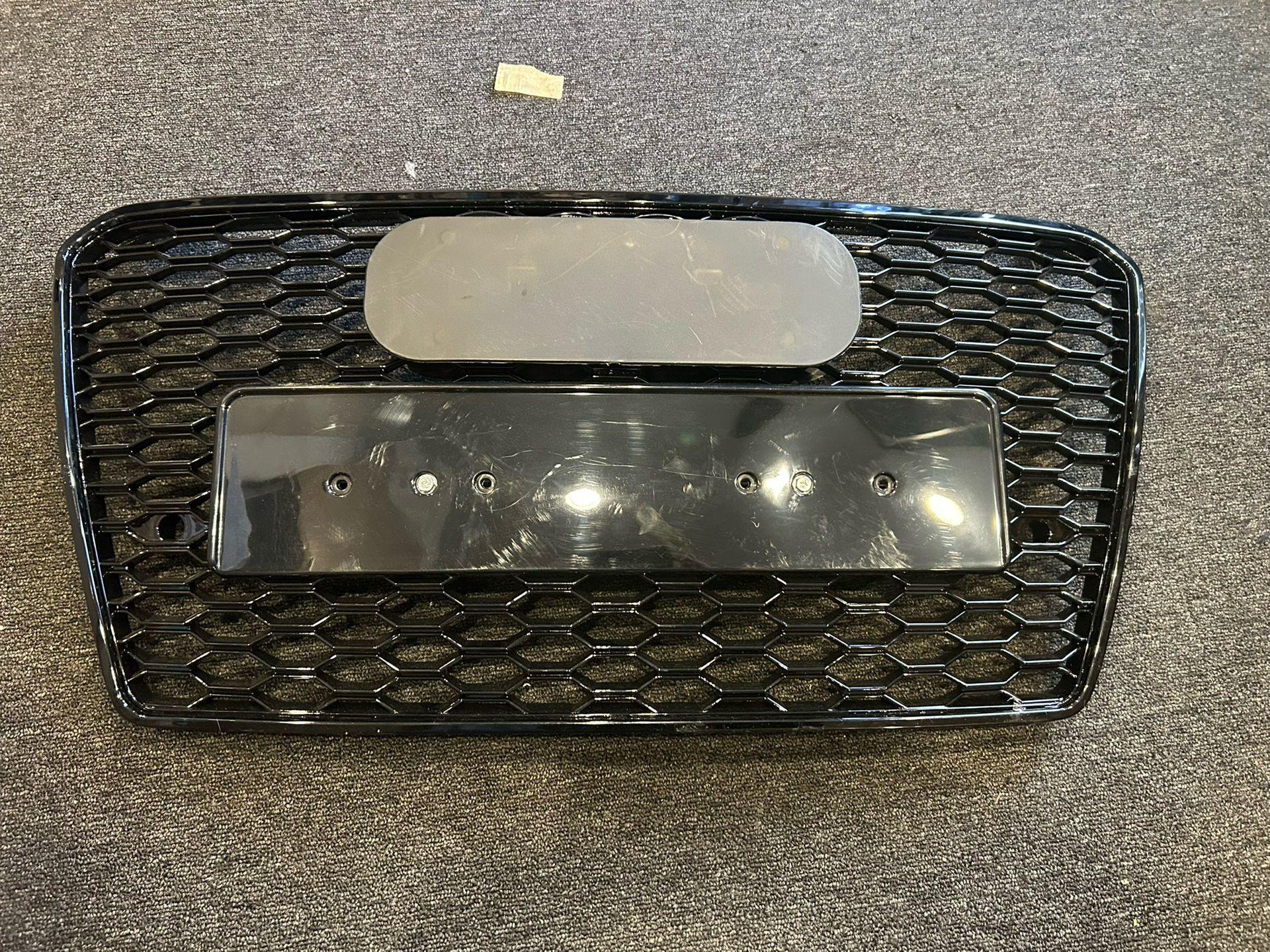 For Audi A7 S7 Sline Grille 2016-2018 RS7 Style Front Mesh Honeycomb Grill Black