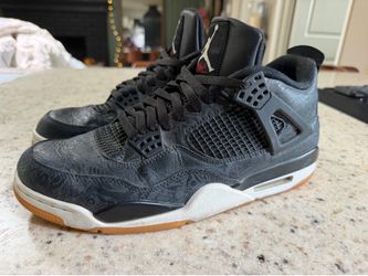 Air Jordan 4 Retro Laser Black Gum 11.5