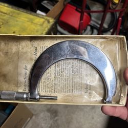 Scherr Tumico Interchangeable Anvil Tubular Micrometer