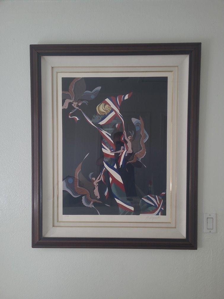 "Statue Of Liberty" Serigraph. Wysocki