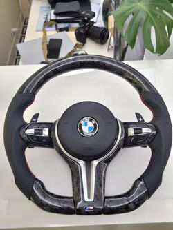 Bmw F series forged carbon steering wheel