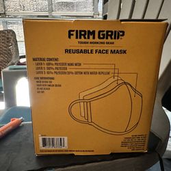 firm grip reusable face mask. 