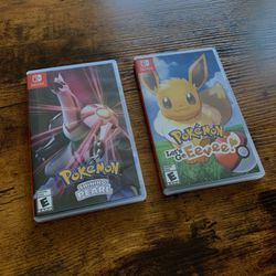For trade: Nintendo Switch Pokemon: Shining Pearl and Let's Go, Eevee