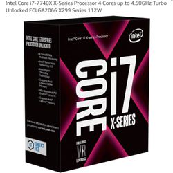 Intel Core Processor I7 - 7740X 