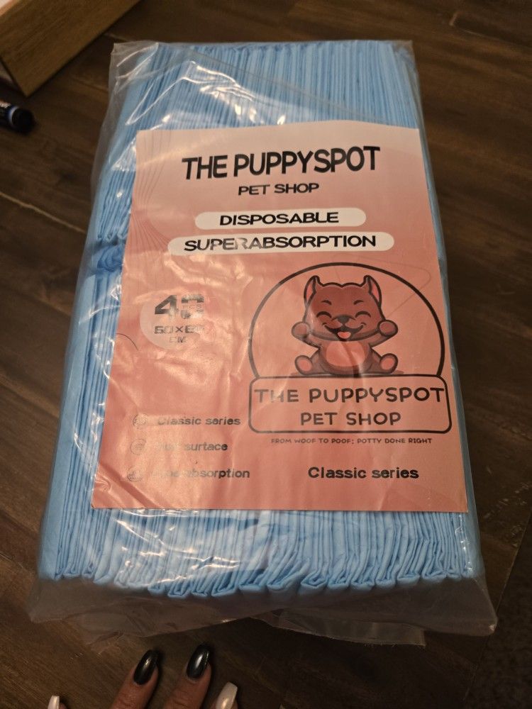 BRAND NEW! Essential Puppy Training: NEW Nanhe Meimiao Pee Pads (40 Count)
