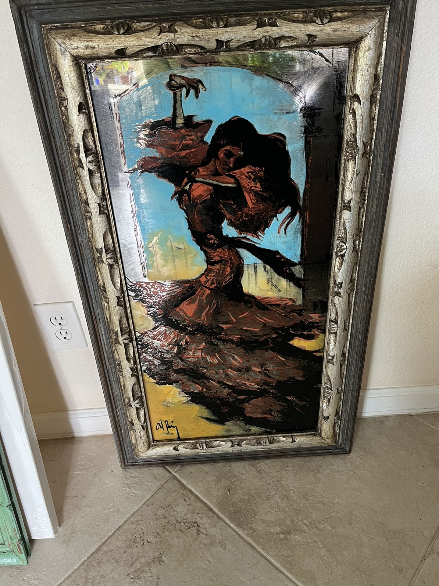 Vintage Alberto Ruiz Vela Flamenco Dancer -female