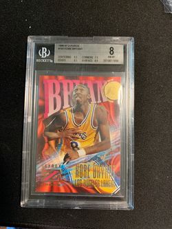 Kobe Bryant 1996-97 Skybox Z Force Graded 8 Mint