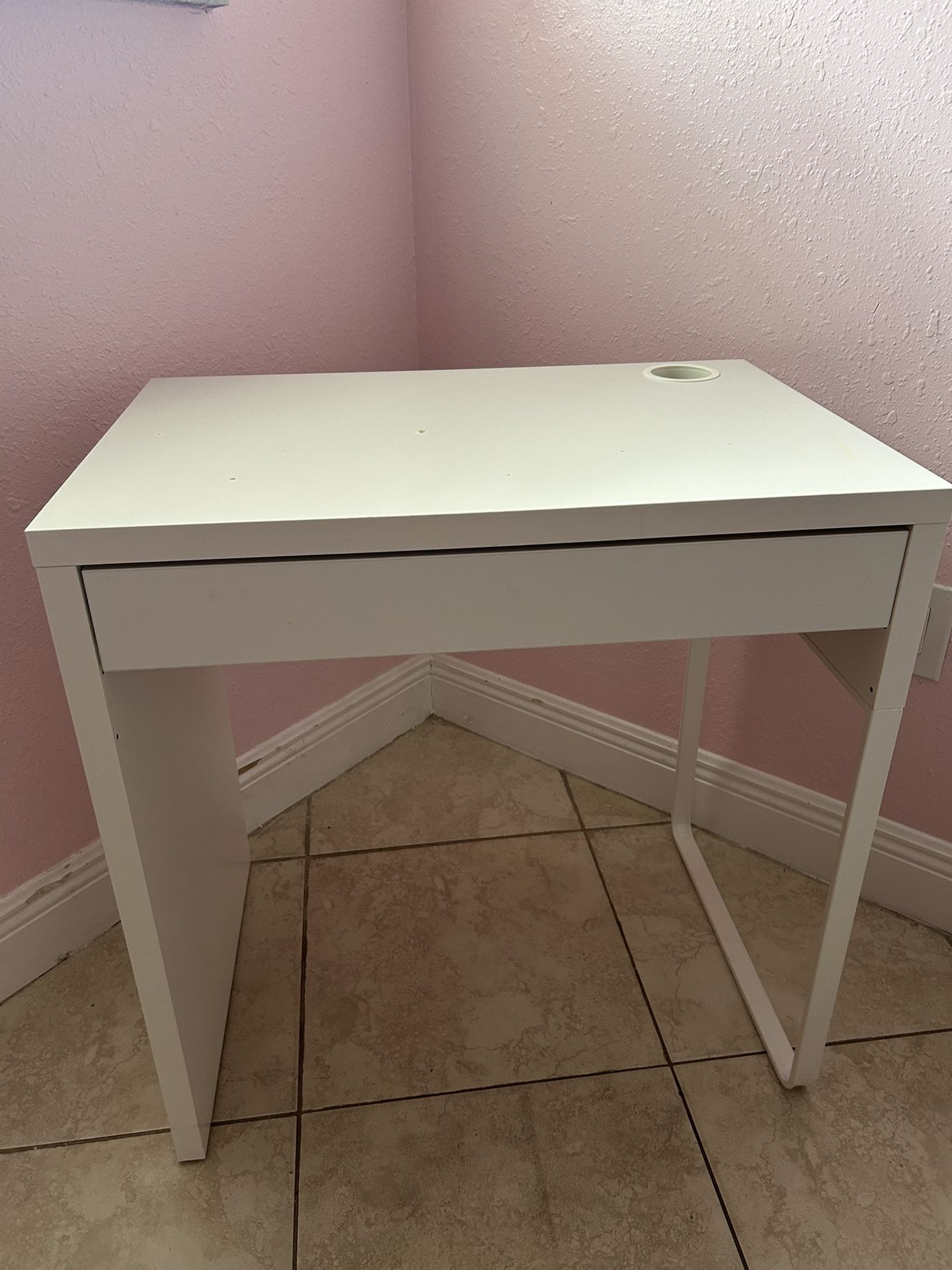 Small IKEA , White Vanity /Desk