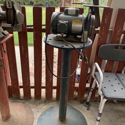 Belt Grinder With A Very Heavy Duty Stand