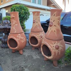 Chimenea De Lena Nueva 5ft De Alta $110 La Que Le Guste 