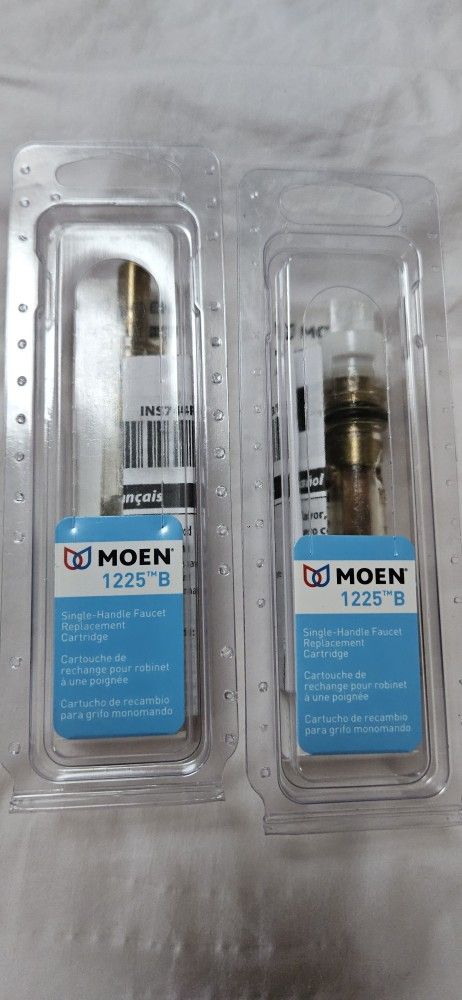 Qty. 2 Moen Single Faucet Replacement Cartridge