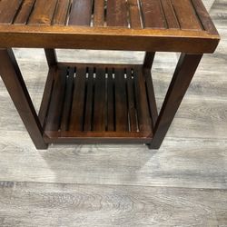 Small Wood Accent Table