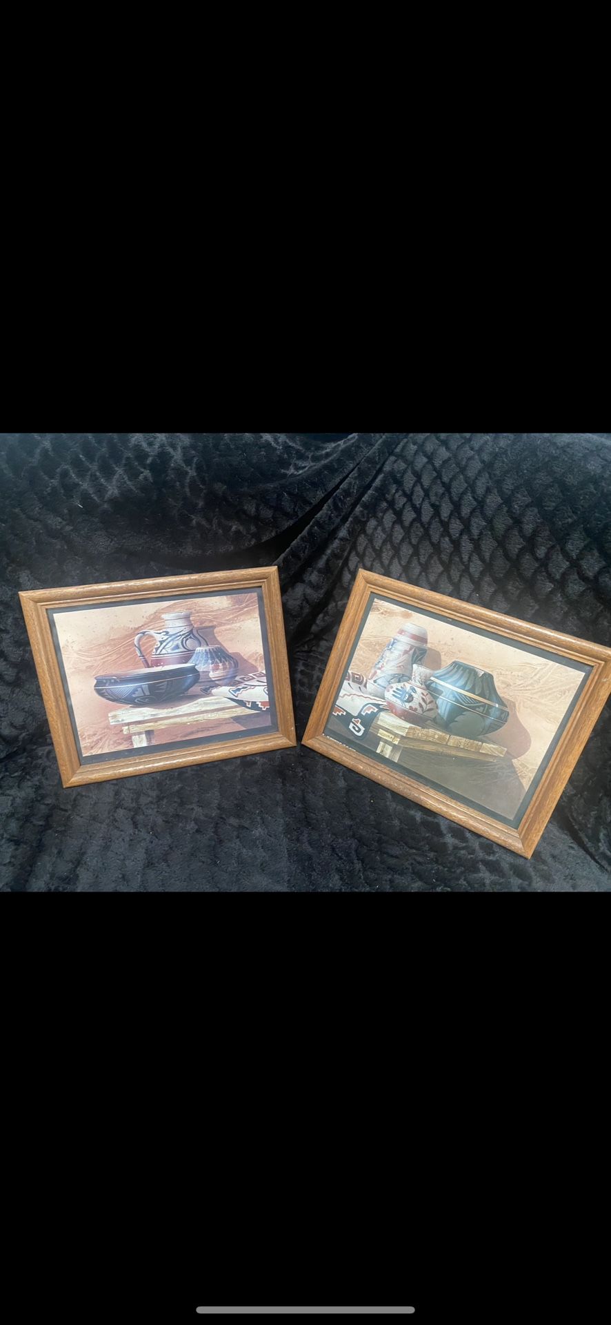 Boho Indian Tribal New Mexico Style Art Frames Print Decor Set