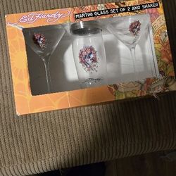 Martini glass set