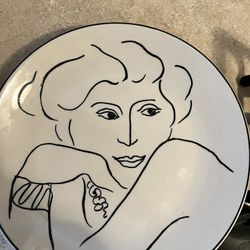 Antique Francesca Handcrafted Dinner Plates 