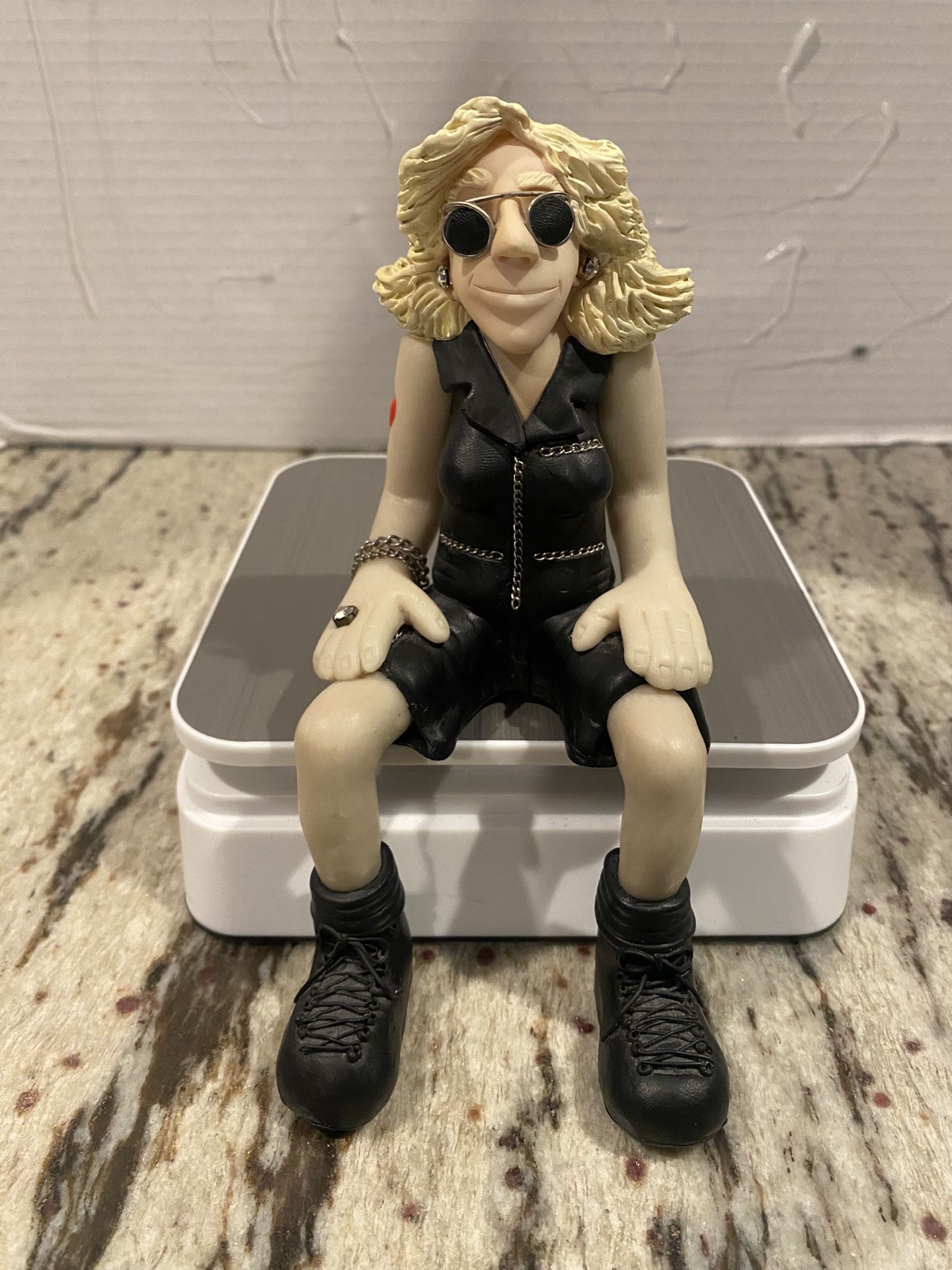 D Manning Biker Lady Limited Edition Shelf Sitter Figurine