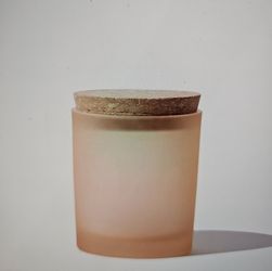 Makesy 7 oz Frosted Glass Candle Vessels with Cork Lids – $3 Each or $55 for All 21